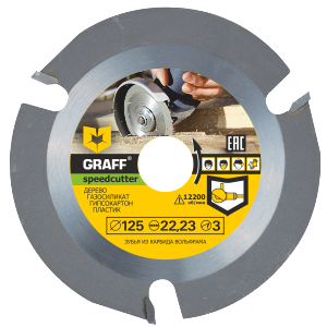 Диск по дереву GRAFF Speedcutter 125 мм